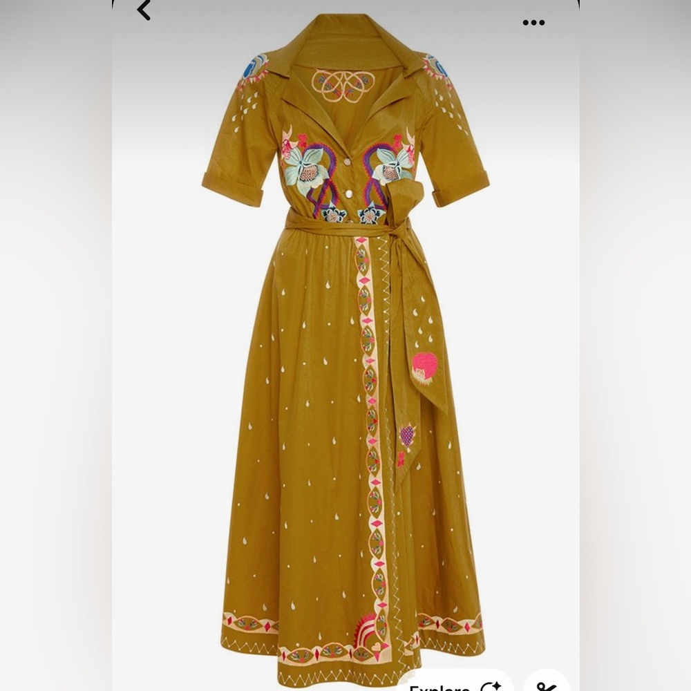 Temperley London Cotton Wrap Dress